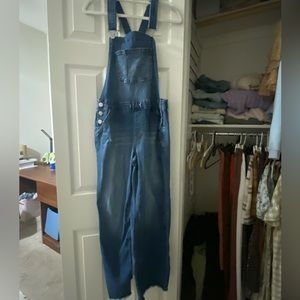 Denim overalls